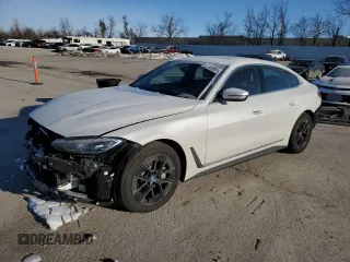 2024 BMW i4 eDrive35 z VIN WBY43AW01RFS11156, wystawiony jako Copart lot #42102095 z przebiegiem 114 mil mil oraz Szkoda całkowita • Salvage title. Historia ofert i sprzedaży dostępna na DreamBid. Obrazek 1.