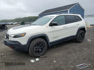 2019 Jeep Cherokee Trailhawk with VIN 1C4PJMBXXKD124205, listed as a Copart auction lot 58978505 with 73,635 mi miles and Salvage title. Bid and sale history available at DreamBid. Image 1.