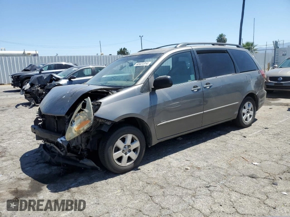 2005 Toyota Sienna CE with VIN 5TDZA23CX5S325295, listed as a Copart auction lot 60441314 with 294,660 mi miles and Salvage Title. Bid and sale history available at carsss.com. Image 1.