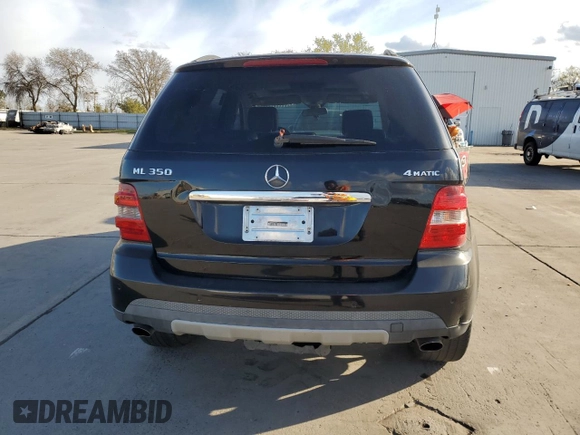 2007 Mercedes-Benz M 350 with VIN 4JGBB86E77A172885, listed as a Copart auction lot 47502005 with 306,918 mi miles and Clean Title. Bid and sale history available at DreamBid. Image 6.