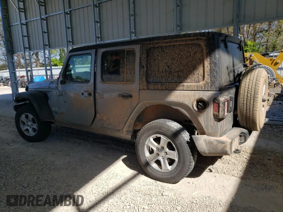 2020 Jeep Wrangler Unlimited Sport S z VIN 1C4HJXDN3LW181580, wystawiony jako Copart lot #53242035 z przebiegiem 114 569 mil mil oraz Szkoda całkowita • Salvage title. Historia ofert i sprzedaży dostępna na DreamBid. Obrazek 2.