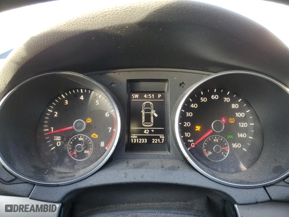 2010 Volkswagen Golf with VIN WVWBB7AJ0AW118857, listed as a Copart auction lot 86068604 with 131,233 mi miles and Salvage Title. Bid and sale history available at carsss.com. Image 9.