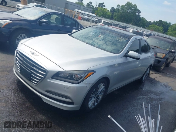2017 Genesis G80 3.8L with VIN KMHGN4JE6HU176276, listed as a IAAI auction lot 42621332 with 130,265 mi miles and . Bid and sale history available at DreamBid. Image 17.
