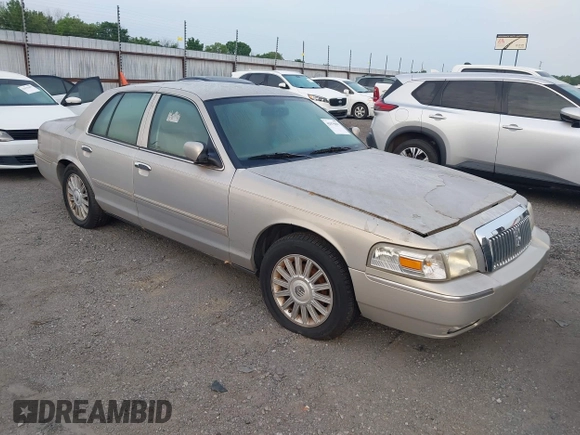 2008 Mercury Grand Marquis LS with VIN 2MEFM75V38X661481, listed as a IAAI auction lot 42079891 with 206,421 mi miles and . Bid and sale history available at DreamBid. Image 1.