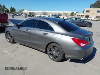 2015 Mercedes-Benz CLA 250 with VIN WDDSJ4EB8FN263877, listed as a IAAI auction lot 41870012 with 82,369 mi miles and . Bid and sale history available at DreamBid. Image 3.