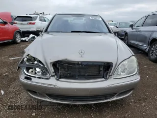 2004 Mercedes-Benz S 430 with VIN WDBNG83J04A430307, listed as a Copart auction lot 52566765 with 169,194 mi miles and Salvage Title. Bid and sale history available at DreamBid. Image 5.
