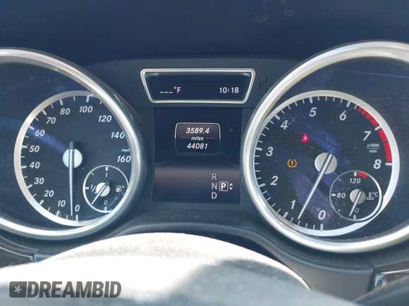 2015 Mercedes-Benz M 350 with VIN 4JGDA5JB3FA547130, listed as a IAAI auction lot 42379724 with 44,081 mi miles and . Bid and sale history available at DreamBid. Image 7.