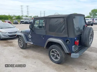 2004 Jeep Wrangler X with VIN 1J4FA39S64P726711, listed as a IAAI auction lot 42227336 with Not Provided miles and . Bid and sale history available at DreamBid. Image 3.