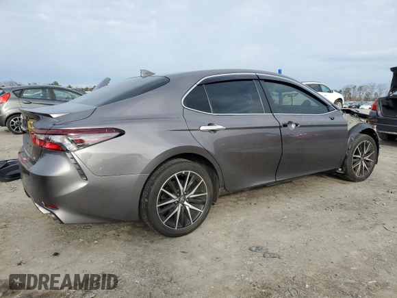 2023 Toyota Camry SE with VIN 4T1G11AK9PU733356, listed as a Copart auction lot 41980075 with 46,117 mi miles and Salvage Title. Bid and sale history available at DreamBid. Image 3.