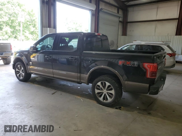 2015 Ford F-150 XLT with VIN 1FTEW1EG5FFB90805, listed as a Copart auction lot 54433415 with 249,920 mi miles and Salvage title. Bid and sale history available at DreamBid. Image 2.