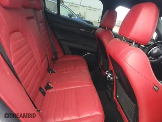 2022 Alfa Romeo Stelvio Sprint with VIN ZASPAKAN6N7D31060, listed as a Copart auction lot 89409815 with 0 mi miles and Salvage Title. Bid and sale history available at carsss.com. Image 12.