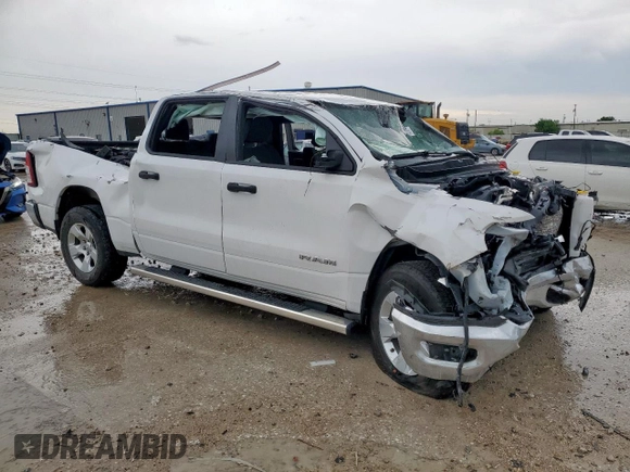 2023 Ram 1500 Big Horn with VIN 1C6RREFT5PN600450, listed as a Copart auction lot 53526315 with Not provided miles and Salvage title. Bid and sale history available at DreamBid. Image 4.