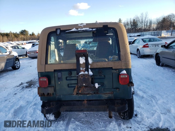 1995 Jeep Wrangler S with VIN 1J4FY19P4SP203275, listed as a Copart auction lot 42015245 with 207,414 mi miles and Clean Title. Bid and sale history available at carsss.com. Image 6.