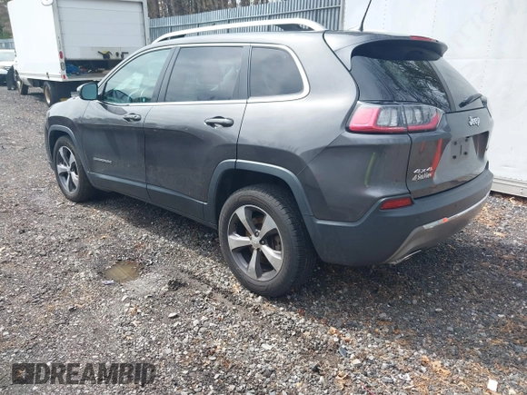 2019 Jeep Cherokee Limited with VIN 1C4PJMDX1KD246383, listed as a IAAI auction lot 41964483 with 75,480 mi miles and . Bid and sale history available at DreamBid. Image 3.