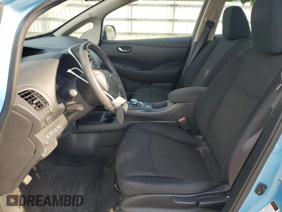 2015 Nissan LEAF SV with VIN 1N4AZ0CP9FC331627, listed as a Copart auction lot 49978385 with 35,196 mi miles and Salvage Title. Bid and sale history available at carsss.com. Image 7.