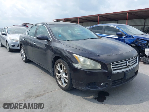 2013 Nissan Maxima SV with VIN 1N4AA5AP9DC810926, listed as a IAAI auction lot 42160018 with 166,525 mi miles and . Bid and sale history available at DreamBid. Image 1.