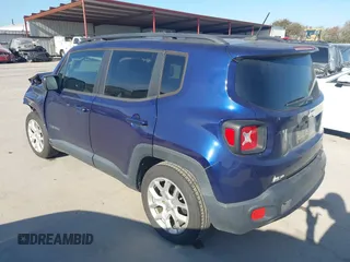 2017 Jeep Renegade Latitude with VIN ZACCJABB5HPG29029, listed as a IAAI auction lot 40946778 with 106,852 mi miles and . Bid and sale history available at DreamBid. Image 3.