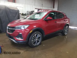 2021 Buick Encore GX Essence z VIN KL4MMGSL1MB110002, wystawiony jako Copart lot #46914545 z przebiegiem 46 722 mil mil oraz Szkoda całkowita • Salvage title. Historia ofert i sprzedaży dostępna na DreamBid. Obrazek 1.