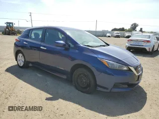 2019 Nissan LEAF SV with VIN 1N4AZ1CPXKC320460, listed as a Copart auction lot 54930505 with 42,450 mi miles and Salvage title. Bid and sale history available at DreamBid. Image 4.
