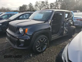 2020 Jeep Renegade Jeepster with VIN ZACNJBAB1LPM28489, listed as a Copart auction lot 84190354 with 51,895 mi miles and Salvage Title. Bid and sale history available at carsss.com. Image 1.