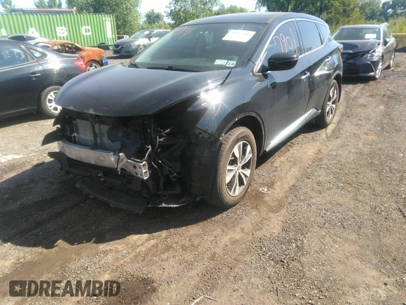 2020 Nissan Murano S with VIN 5N1AZ2AS7LN104980, listed as a IAAI auction lot 40057901 with 41,244 mi miles and . Bid and sale history available at DreamBid. Image 22.
