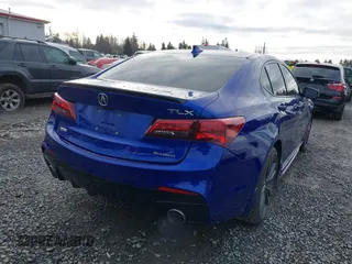 2018 Acura TLX w/A-SPEC Pkg with VIN 19UUB3F66JA004821, listed as a IAAI auction lot 41502028 with 53,317 mi miles. Bid and sale history available at carsss.com. Image 4.
