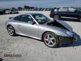2004 Porsche 911 Carrera with VIN WP0AA29974S620854, listed as a Copart auction lot 41626835 with 36,268 mi miles and Salvage Title. Bid and sale history available at carsss.com. Image 4.