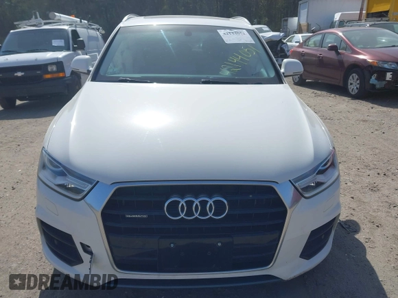2017 Audi Q3 Premium with VIN WA1ECCFS9HR005867, listed as a IAAI auction lot 42144051 with 87,552 mi miles and . Bid and sale history available at DreamBid. Image 12.