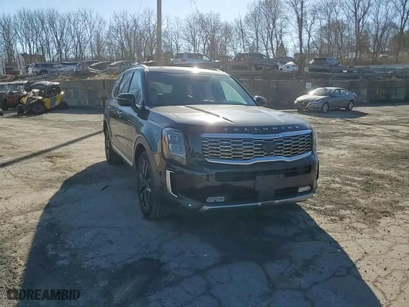 2021 Kia Telluride SX with VIN 5XYP54HC0MG151863, listed as a Copart auction lot 48544685 with 58,799 mi miles and Salvage Title. Bid and sale history available at carsss.com. Image 12.