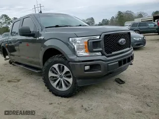 2020 Ford F-150 XL with VIN 1FTEW1EPXLKF33076, listed as a Copart auction lot 45699065 with 52,856 mi miles and Salvage Title. Bid and sale history available at carsss.com. Image 10.