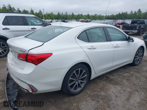 2018 Acura TLX with VIN 19UUB2F32JA010602, listed as a IAAI auction lot 42314195 with 60,666 mi miles and . Bid and sale history available at DreamBid. Image 4.