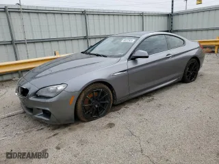 2013 BMW 6 Series 650i xDrive with VIN WBAYM1C53DDZ02397, listed as a Copart auction lot 48872655 with 0 mi miles and Salvage Title. Bid and sale history available at carsss.com. Image 1.
