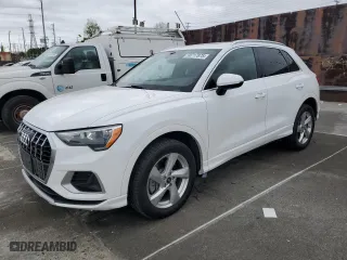 2021 Audi Q3 Premium with VIN WA1AUCF39M1061658, listed as a Copart auction lot 50717875 with 87,363 mi miles and Salvage Title. Bid and sale history available at carsss.com. Image 1.