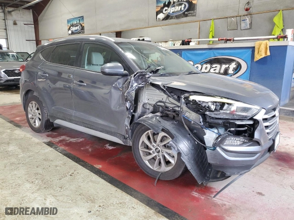 2018 Hyundai Tucson SEL with VIN KM8J3CA45JU718096, listed as a Copart auction lot 48882285 with 57,517 mi miles and Salvage Title. Bid and sale history available at carsss.com. Image 4.