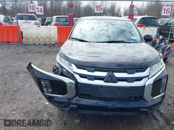 2022 Mitsubishi Outlander Sport ES with VIN JA4ARUAU2NU006511, listed as a IAAI auction lot 41951252 with 46,832 mi miles. Bid and sale history available at carsss.com. Image 12.