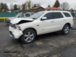 2011 Dodge Durango Citadel with VIN 1D4SE5GT5BC742874, listed as a Copart auction lot 54718495 with 172,324 mi miles and Salvage title. Bid and sale history available at DreamBid. Image 1.
