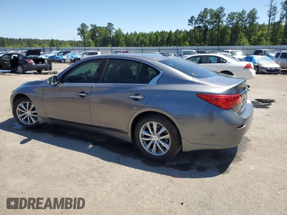 2015 Infiniti Q50 z VIN JN1BV7AR4FM405041, wystawiony jako Copart lot #57530615 z przebiegiem 95 664 mil mil oraz Szkoda całkowita • Salvage title. Historia ofert i sprzedaży dostępna na DreamBid. Obrazek 2.