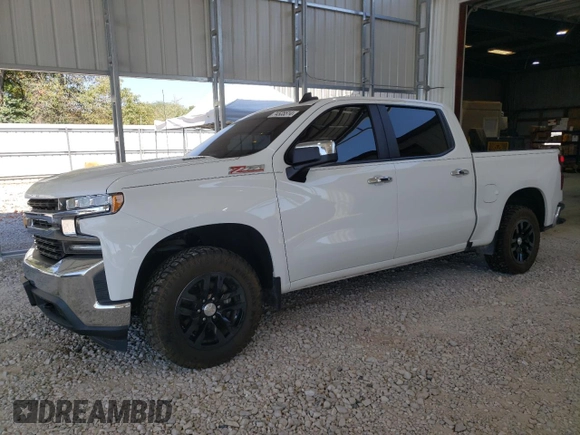 2021 Chevrolet Silverado 1500 LT with VIN 3GCUYDET2MG232430, listed as a Copart auction lot 74535514 with 94,567 mi miles and Salvage Title. Bid and sale history available at carsss.com. Image 1.