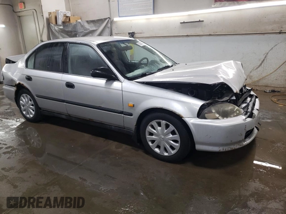 1996 Honda Civic LX "O" w/Air with VIN 2HGEJ6672TH544494, listed as a Copart auction lot 85801094 with 183,647 mi miles and Salvage Title. Bid and sale history available at carsss.com. Image 4.