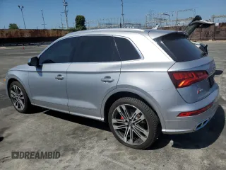 2018 Audi SQ5 Premium Plus с VIN WA1A4AFY2J2070806, выставлен на аукционе Copart как лот 57590675 с пробегом 62 087 миль миль и Списание • Salvage title. История ставок и продаж доступна на DreamBid. Изображение 2.