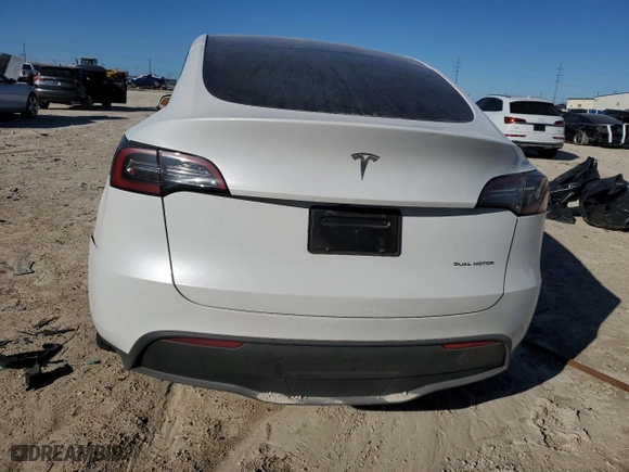 2023 Tesla Model Y Long Range with VIN 7SAYGDEE2PA080309, listed as a Copart auction lot 81588394 with 0 mi miles and Salvage Title. Bid and sale history available at carsss.com. Image 6.