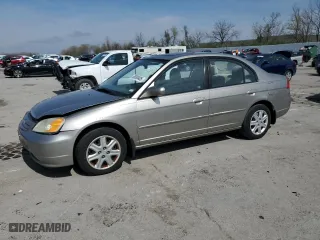 2003 Honda Civic EX with VIN 1HGES267X3L027310, listed as a Copart auction lot 50888405 with 250,413 mi miles and Salvage Title. Bid and sale history available at carsss.com. Image 1.