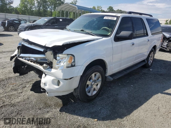 2010 Ford Expedition Max SSV with VIN 1FMJK1G50AEA33232, listed as a Copart auction lot 57631655 with 223,142 mi miles and Salvage title. Bid and sale history available at DreamBid. Image 1.