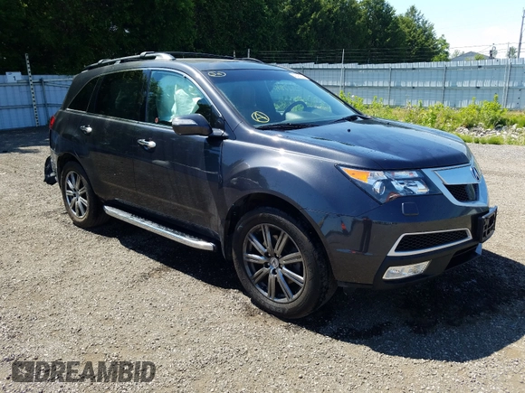2013 Acura MDX Advance with VIN 2HNYD2H87DH002224, listed as a Copart auction lot 68915514 with 56,178 mi miles and Clean Title. Bid and sale history available at DreamBid. Image 1.