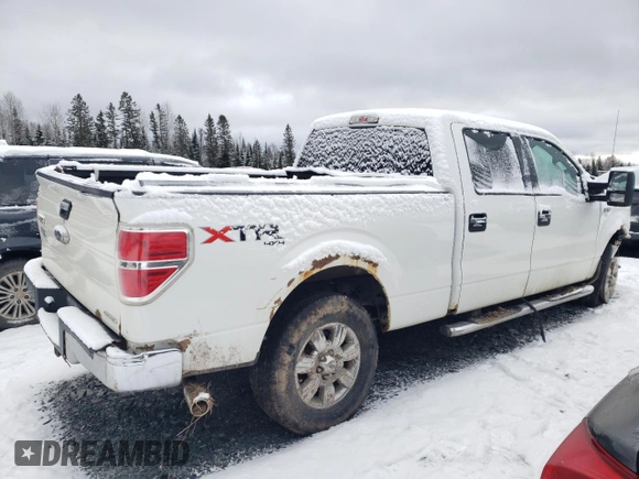 2012 Ford F-150 XL with VIN 1FTFW1EF7CFC43317, listed as a Copart auction lot 83764684 with 263,030 mi miles and Salvage Title. Bid and sale history available at carsss.com. Image 3.