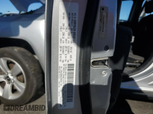 2013 Jeep Compass Sport with VIN 1C4NJCBB9DD258230, listed as a Copart auction lot 84009494 with 195,750 mi miles and Salvage Title. Bid and sale history available at carsss.com. Image 13.