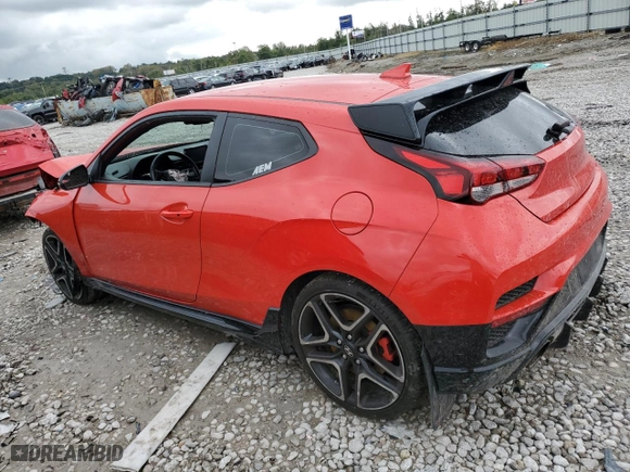 2019 Hyundai Veloster N with VIN KMHT36AH0KU001278, listed as a Copart auction lot 72789884 with 0 mi miles and Salvage Title. Bid and sale history available at carsss.com. Image 2.