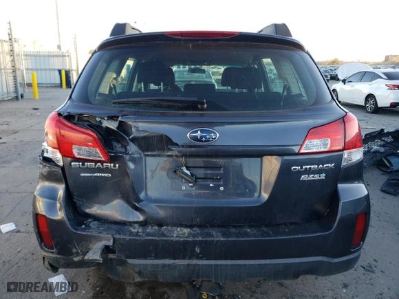 2011 Subaru Outback 2.5i with VIN 4S4BRBAC4B1380178, listed as a Copart auction lot 82977544 with 143,994 mi miles and Salvage Title. Bid and sale history available at carsss.com. Image 6.
