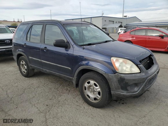 2006 Honda CR-V LX with VIN JHLRD68546C020776, listed as a Copart auction lot 50601645 with 233,222 mi miles and Salvage Title. Bid and sale history available at carsss.com. Image 4.