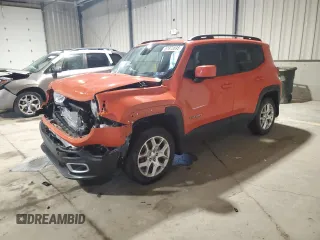 2017 Jeep Renegade Latitude z VIN ZACCJBBB7HPF02241, wystawiony jako Copart lot #57970695 z przebiegiem 92 688 mil mil oraz Szkoda całkowita • Salvage title. Historia ofert i sprzedaży dostępna na DreamBid. Obrazek 1.